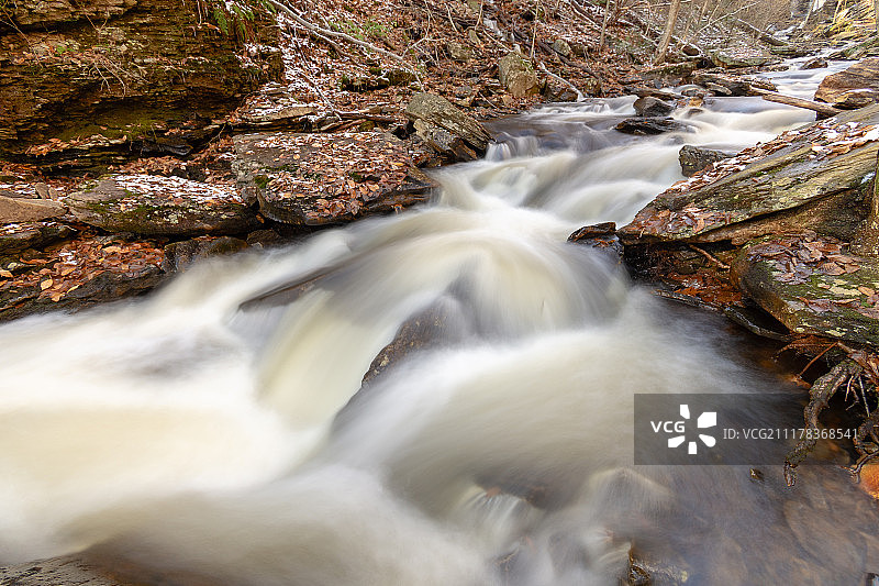 十一月的小溪图片素材