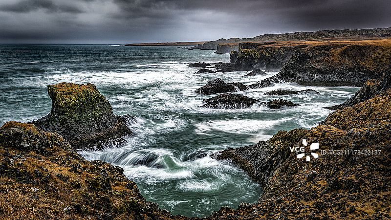 阿尔纳斯塔皮海岸线图片素材