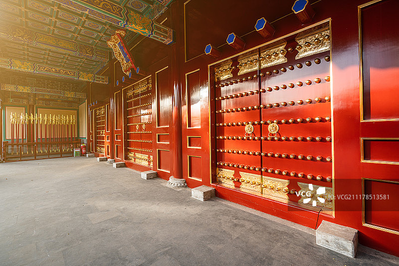 景山公园 寿皇殿图片素材