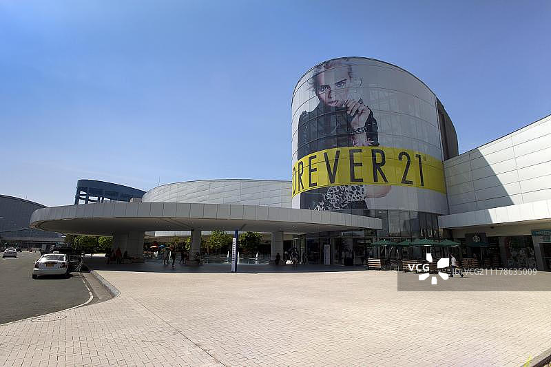 亚洲最大的购物中心之一，亚洲SM亚洲购物中心，菲律宾马尼拉帕赛市图片素材