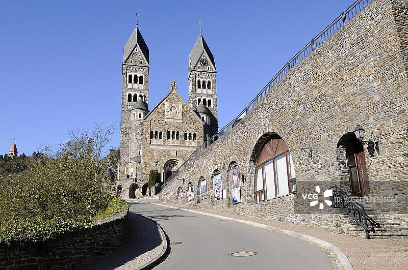 克莱沃教区教堂，卢森堡，欧洲图片素材