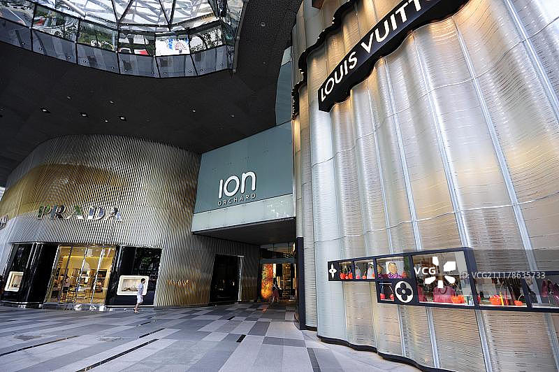 新加坡乌节路爱雍·乌节购物中心图片素材