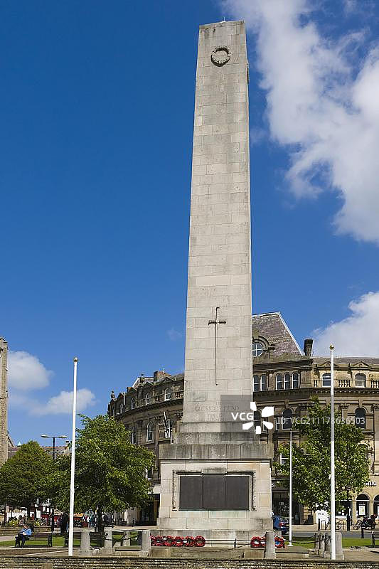 哈罗盖特战争纪念碑，位于英国北约克郡剑桥路图片素材