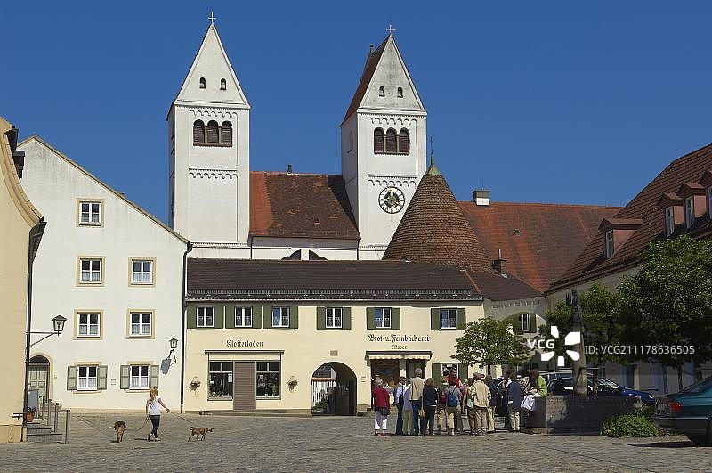 德国施泰因加登集市圣约翰教堂图片素材