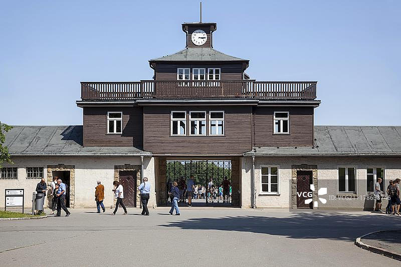 德国图林根魏玛布痕瓦尔德集中营图片素材