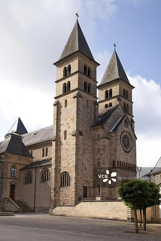 圣威利布罗德圣殿，埃希特纳赫，卢森堡，欧洲图片素材