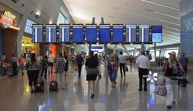 麦卡伦国际机场3号航站楼，美国内华达州拉斯维加斯图片素材