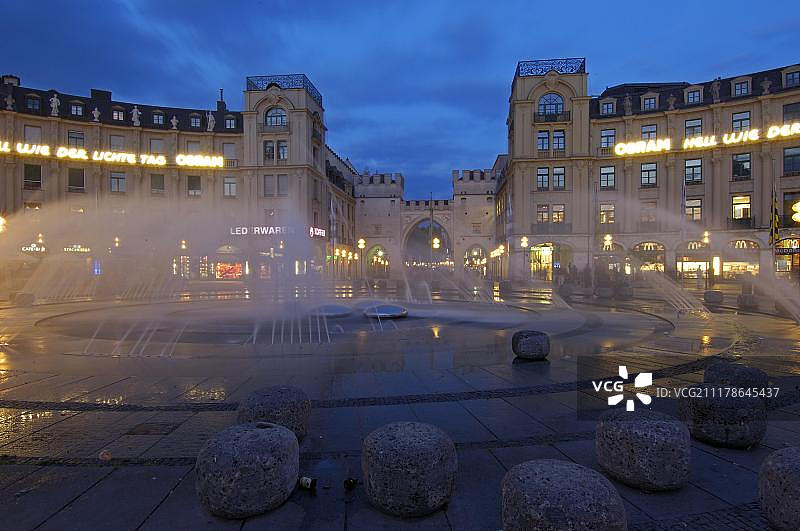 德国慕尼黑卡尔广场图片素材