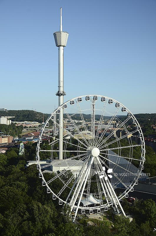 瑞典哥德堡里瑟本游乐园图片素材