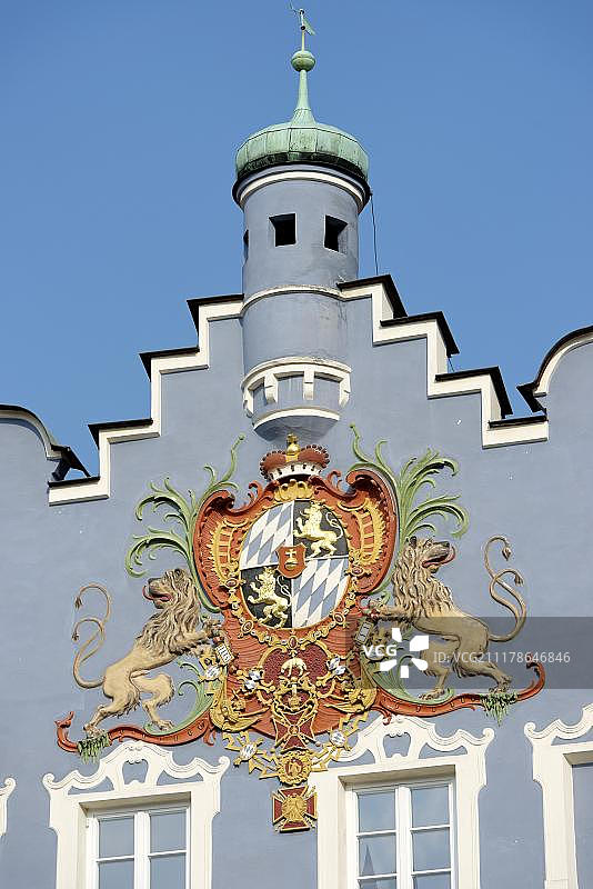 德国巴伐利亚州 Burghausen 市政厅图片素材