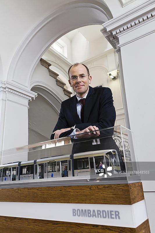 Michael Clausecker，庞巴迪运输集团CEO，德国柏林图片素材