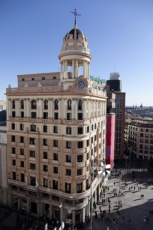 西班牙马德里卡亚俄广场图片素材