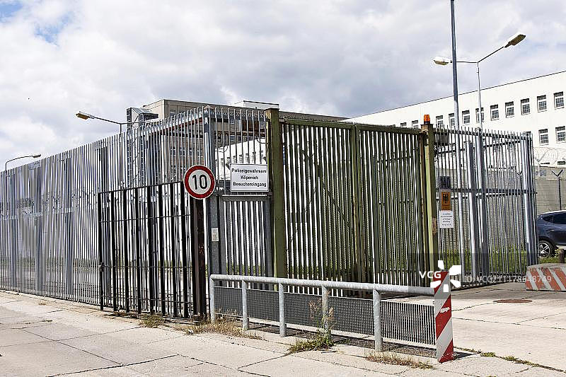 警察拘留设施，联邦移民和难民办公室，德国柏林图片素材