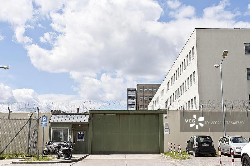 警察拘留设施，联邦移民和难民办公室，德国柏林图片素材