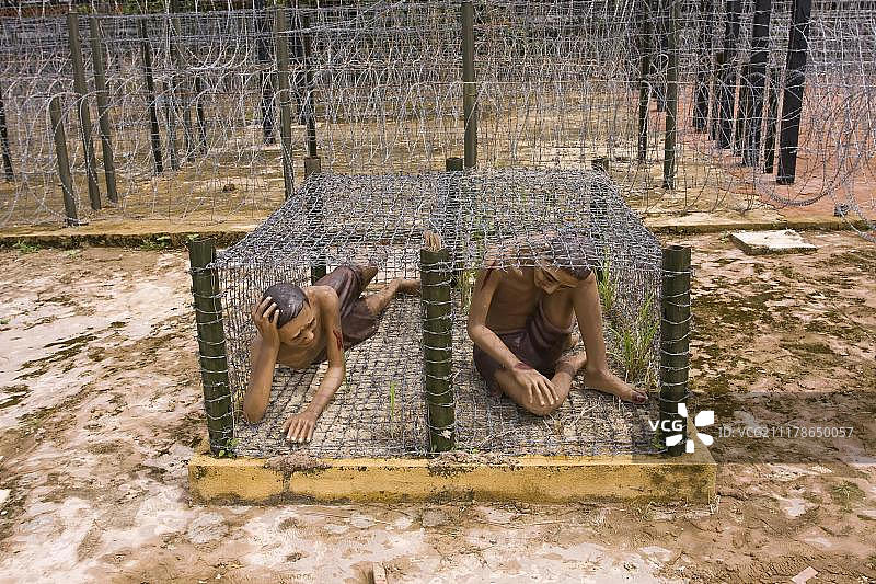 富国岛战俘监狱旧址博物馆，越南，亚洲图片素材