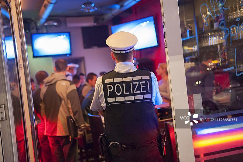 斯图加特警方的大型胃肠控制行动图片素材