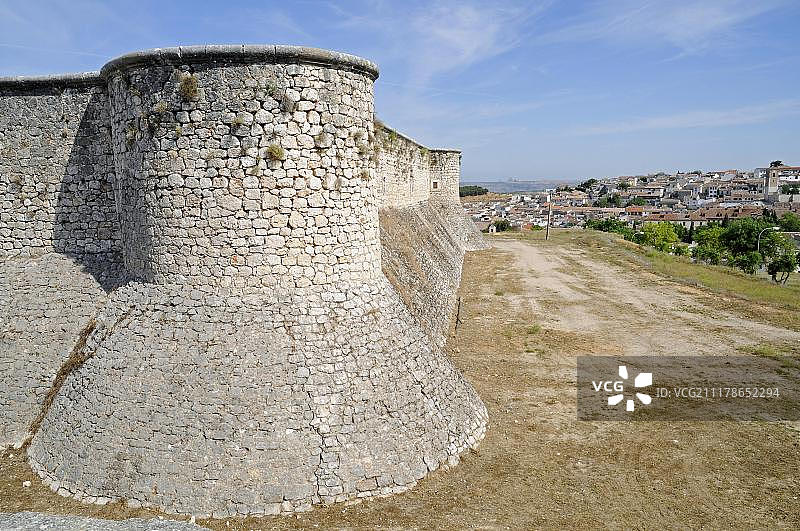 钦琼城堡，西班牙，欧洲图片素材