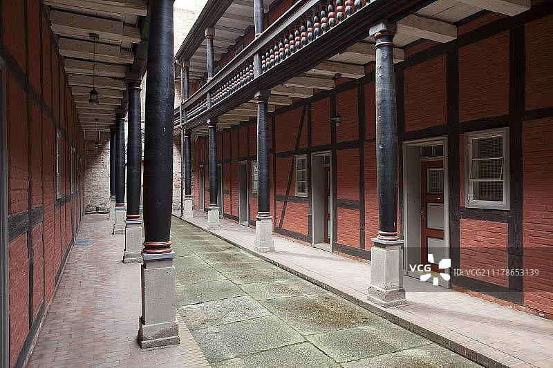 德国梅克伦堡-前波美拉尼亚州施特拉尔松的圣灵修道院图片素材