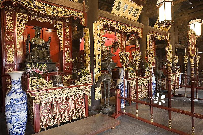 越南河内文庙图片素材