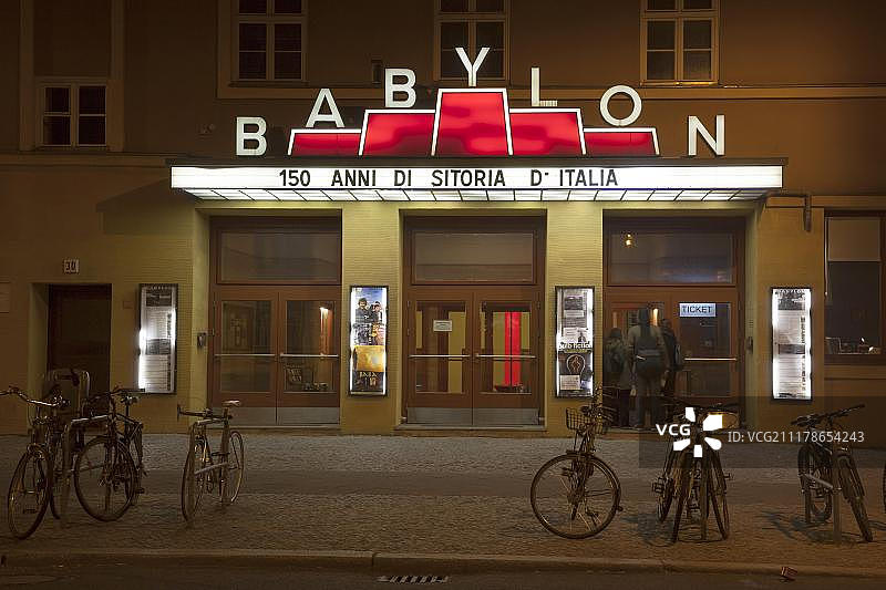 巴比伦电影院，柏林，德国图片素材