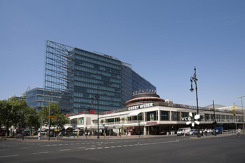 克兰茨勒角，新克兰茨勒角，克兰茨勒咖啡馆所在地，夏洛滕堡区，柏林，德国，欧洲图片素材