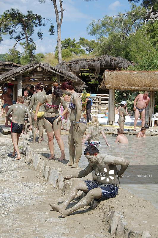 土耳其达利扬泥浴图片素材