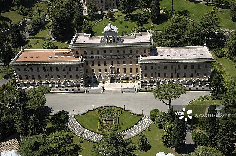 梵蒂冈花园，梵蒂冈，罗马，意大利，欧洲图片素材