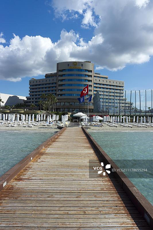 土耳其伊利卡切什梅喜来登酒店的栈桥图片素材