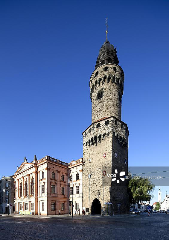 德国萨克森州格尔利茨赖兴巴赫塔图片素材