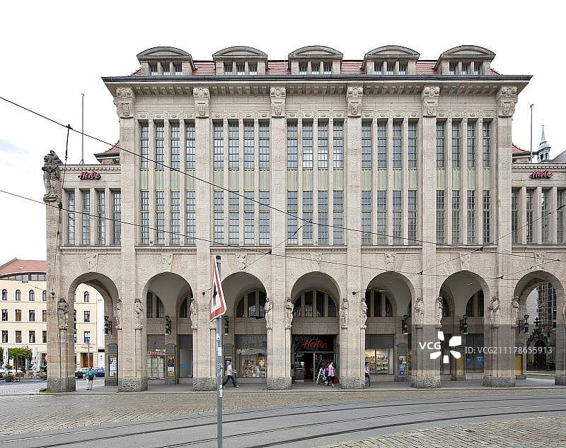德国萨克森州格尔利茨的卡尔施泰特百货商店图片素材