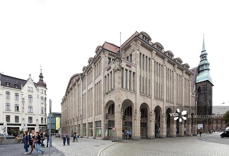 德国萨克森州格尔利茨的卡尔施泰特百货商店图片素材