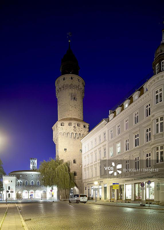 德国萨克森州格尔利茨赖兴巴赫塔图片素材