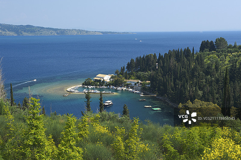 科孚岛库卢拉，希腊伊奥尼亚群岛，欧洲图片素材
