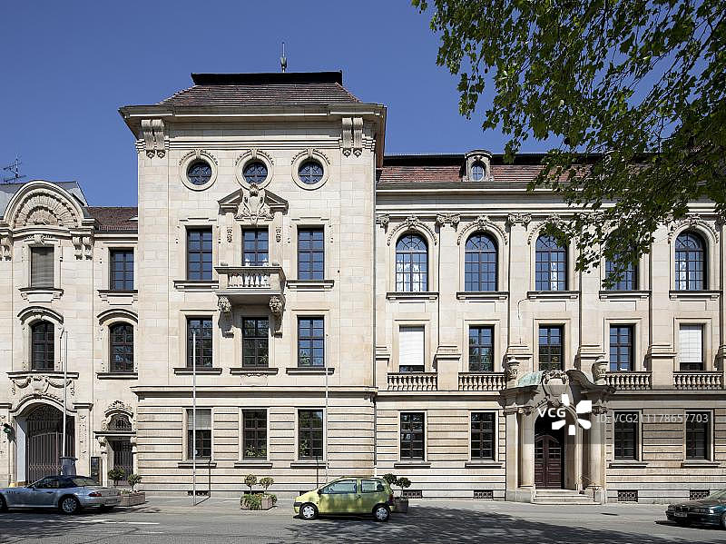 德国黑森州威斯巴登前邮政总局图片素材