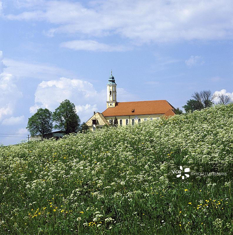 德国巴伐利亚州罗伊特贝格修道院图片素材