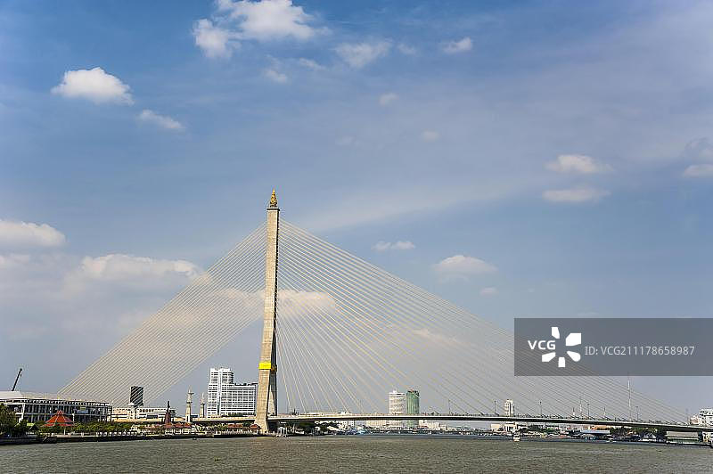 泰国曼谷拉玛八世桥图片素材