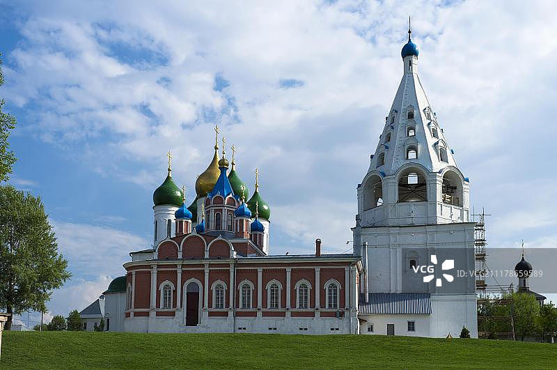 俄罗斯科洛姆纳的教堂，欧亚地区，欧洲图片素材