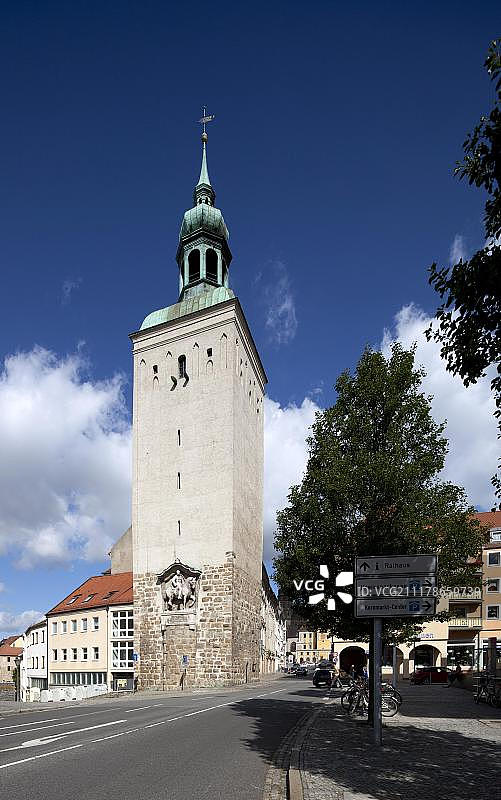 德国萨克森州布迪辛劳恩塔楼图片素材