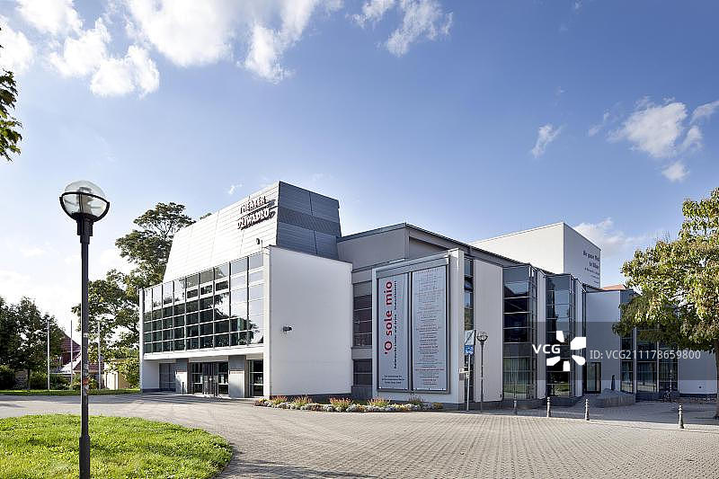 德国-索布国家剧院，位于德国萨克森州的上卢萨蒂亚图片素材