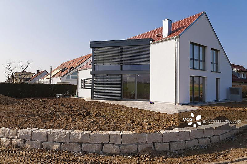 现代住宅：位于德国费尔巴赫的独栋住宅图片素材