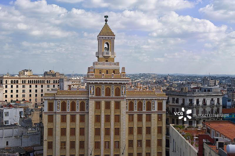 巴卡第大厦，装饰艺术，古巴哈瓦那，联合国教科文组织世界遗产图片素材