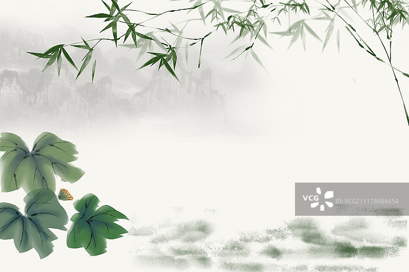 田园景色图片素材