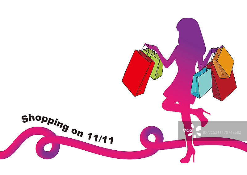 1111购物节光棍节购物图片素材
