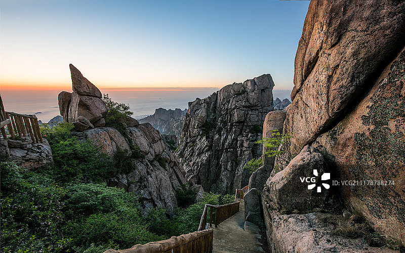 青岛崂山东麓图片素材