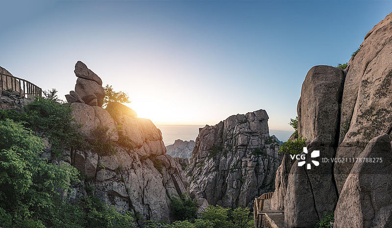 青岛崂山东麓图片素材