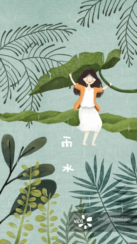 节气雨水图片素材
