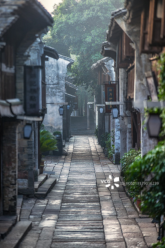 乌镇小巷图片素材