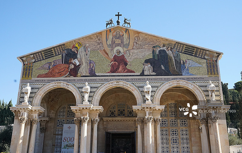 耶路撒冷万国教堂图片素材