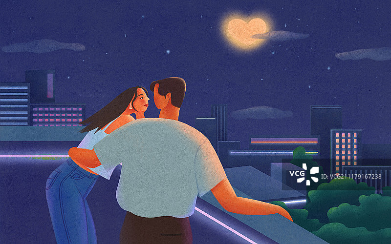 月色温柔图片素材