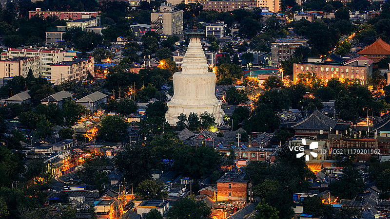 白塔寺图片素材